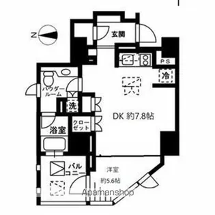 プライムアーバン四谷外苑東【9階】の間取り