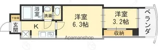 セレニテ梅田ルフレ【4階】の間取り