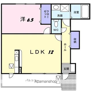 セント・フローラ B【1階】の間取り
