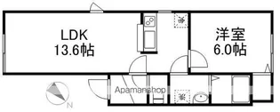 フルハウス八軒【1階】の間取り