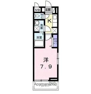 フランガーデン【3階】の間取り