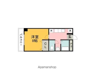 エクセル二村台【4B号室】の間取り