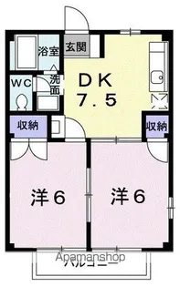 ラルゴ21【1階】の間取り