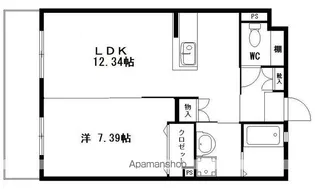 グランストーク西島【2階】の間取り