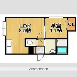 ステーションフロント【2階】の間取り