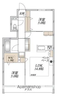 ピノコート【1階】の間取り
