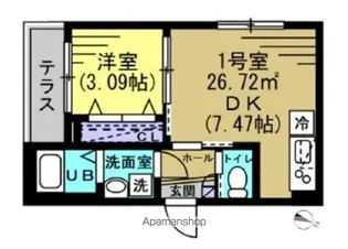 ミレ・フォリア【3階】の間取り