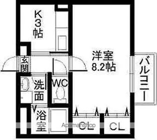 つつじ香丘ハイツ【2階】の間取り