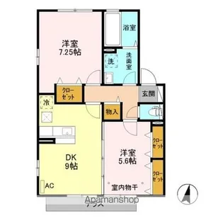 HUIT A【1階】の間取り