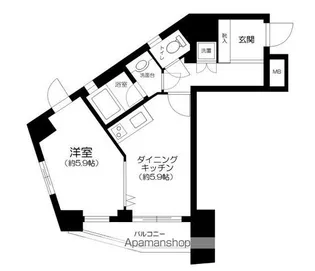 スカーラ西新宿シティプラザ【4階】の間取り