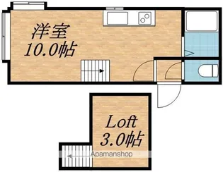 TMS平岸【203号室】の間取り