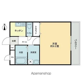 ガレージライフ高松東【2階】の間取り