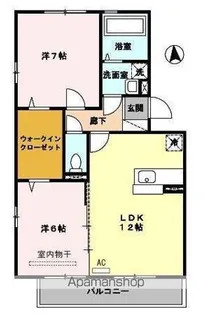 ヴェルドミュールM.I.E B棟【2階】の間取り