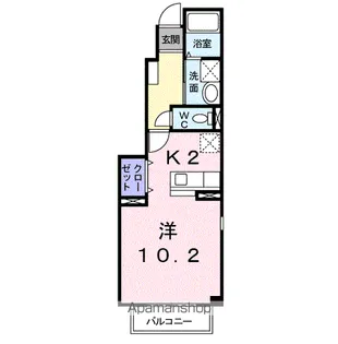 メゾン ド ピーノ【1階】の間取り