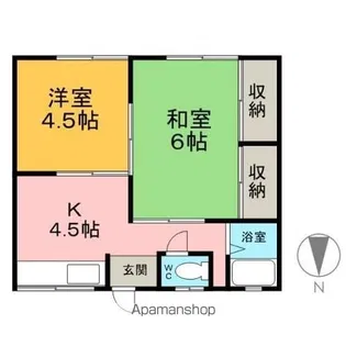 オプチミスト【201号室】の間取り