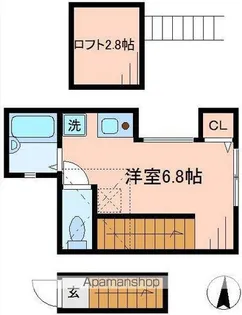 バーミープレイス石神井公園【2階】の間取り