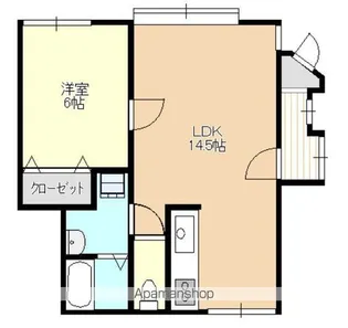 吉野アパート2【1階】の間取り