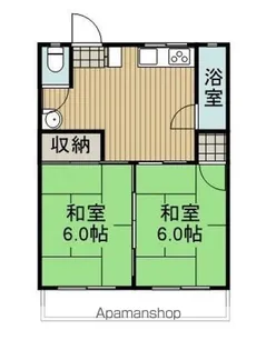 日髙アパート(大塚)【2階】の間取り