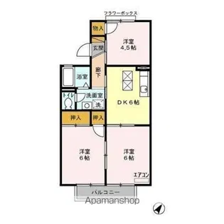 ピュアパレス【1階】の間取り