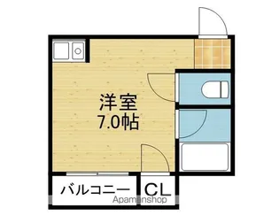 シティハイム森ノ宮【6階】の間取り