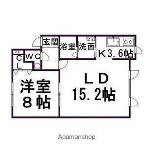 グリーン・パル1【2階】の間取り