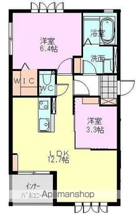 フェリアードⅠ【2階】の間取り
