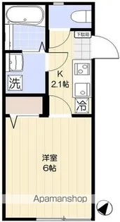 サンシエ大山【1階】の間取り