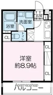 SAハイツ豊中【1階】の間取り