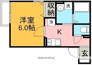 グランディール坂戸三光【1階】の間取り