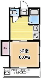 第二栄荘【2階】の間取り