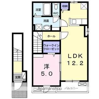 ドリームコスモス【2階】の間取り