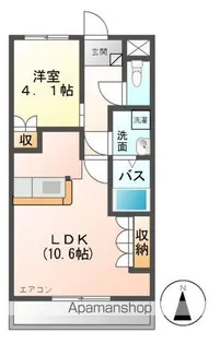 プランドール【1階】の間取り