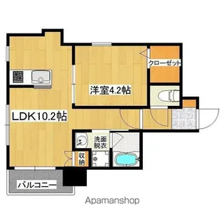 メイヒルズ【405号室】の間取り