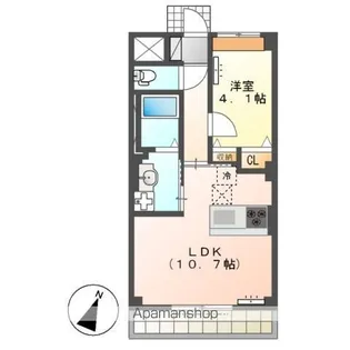ETERNAL J(エターナル ジェイ)【1階】の間取り
