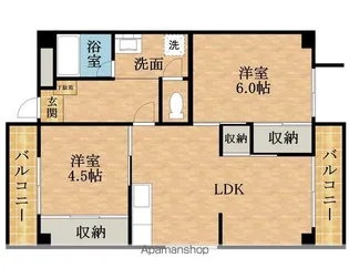 OLIVE MANSION【407号室】の間取り