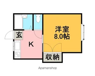 リステル【106号室】の間取り
