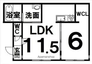 北海道帯広市西十四条南2丁目【アパート】の間取り