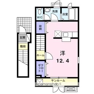 メリオル【2階】の間取り