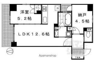 SOHO烏丸【503号室】の間取り