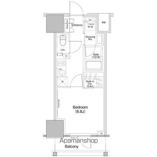 ザ・パークハビオ板橋区役所前【5階】の間取り