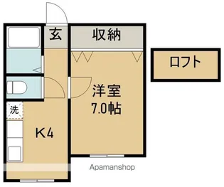 ホワイトキャッスル41番館【1階】の間取り