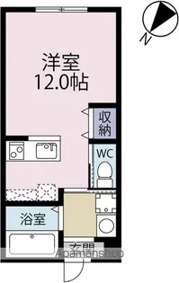 ビエナプルミエールB棟【2階】の間取り