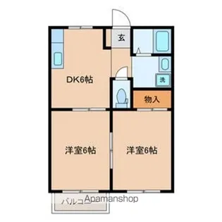 メゾン・ド・ブーケ【2階】の間取り