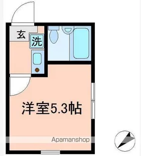 エスポワール池袋【1階】の間取り