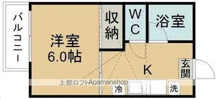 メゾンロッシュ【105号室】の間取り