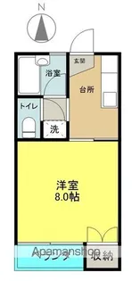 コーポ家の前【102号室】の間取り