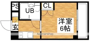 TBM南方(旧GROOVE南方)【8階】の間取り