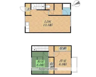 キャッスルハイツ【1階】の間取り