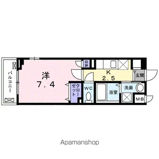 エーデルワイス【4階】の間取り
