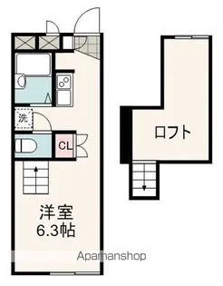 エクレール【205号室】の間取り
